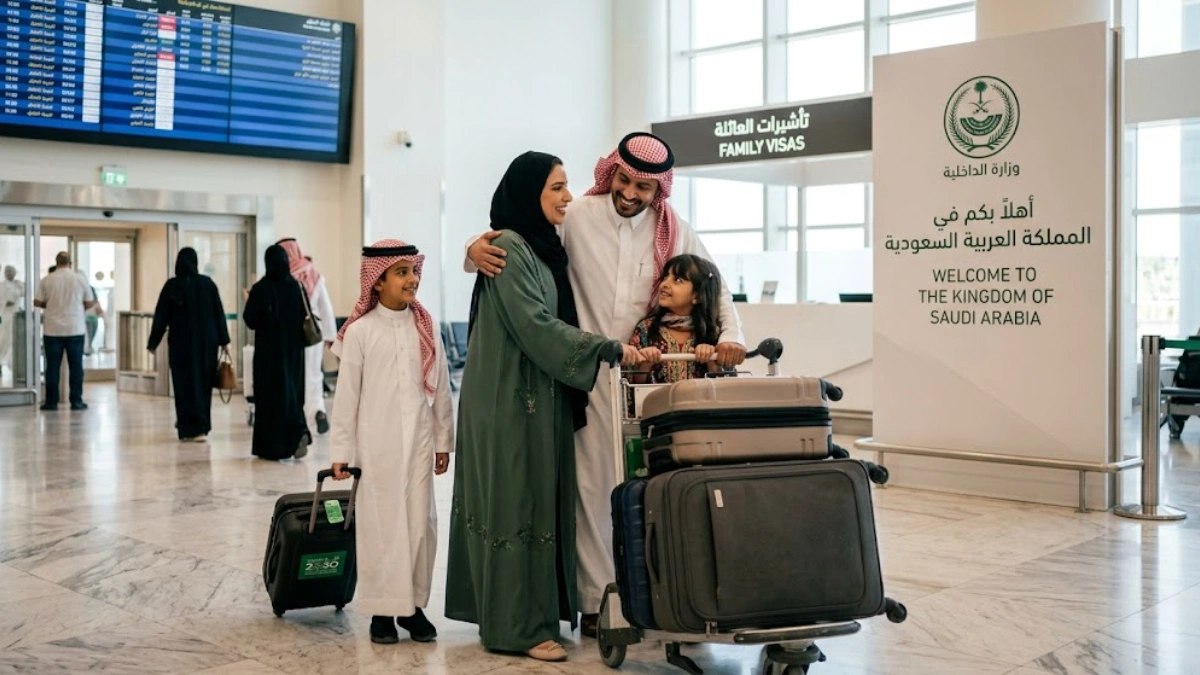 Saudi Arabia family visa